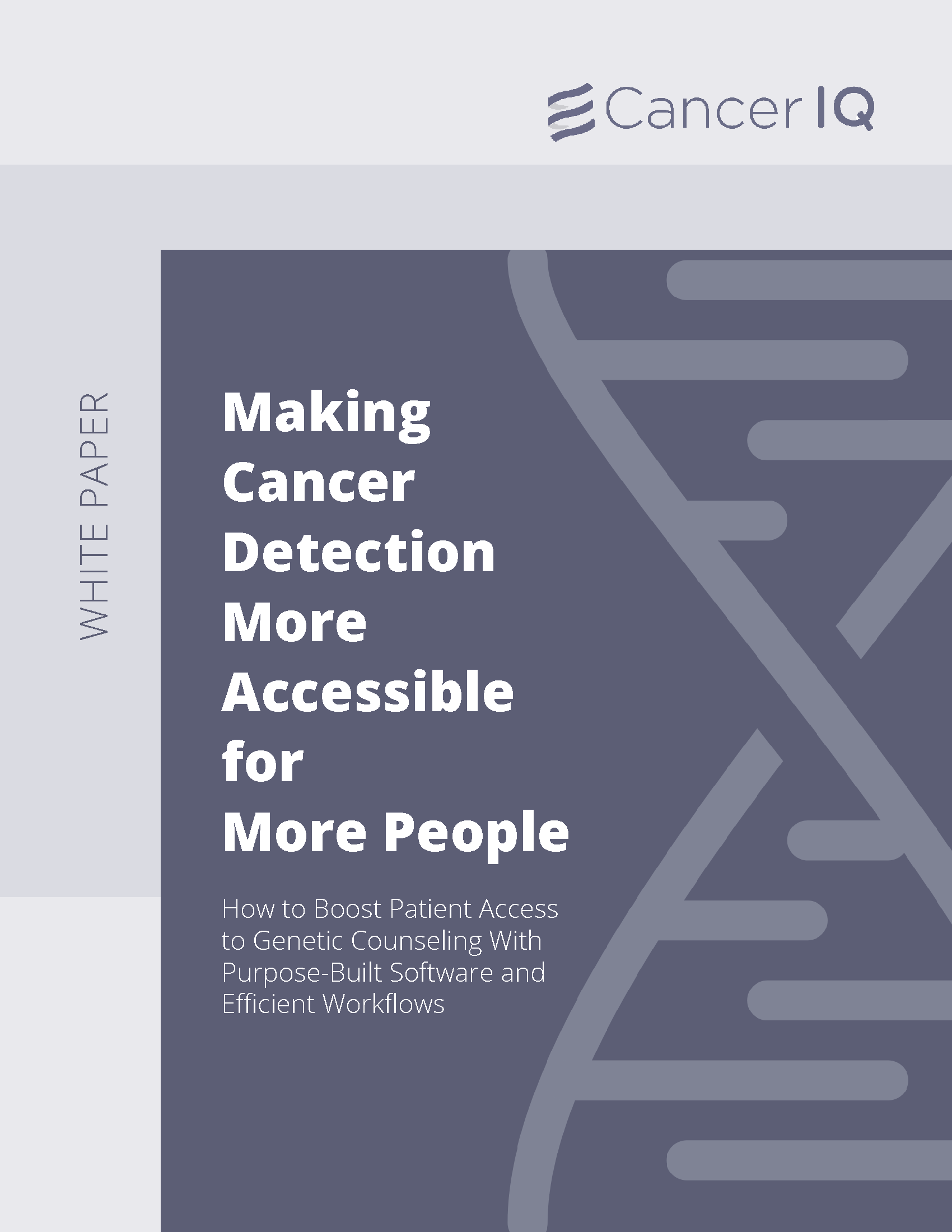 CIQ White Paper - Making Cancer Detection More Accessible for More People